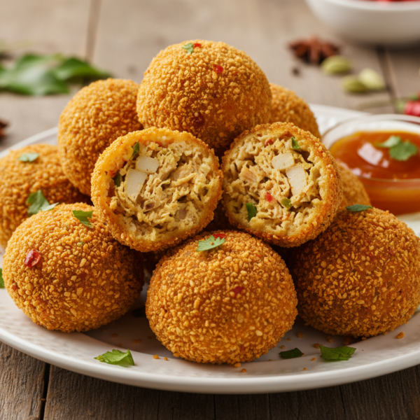 Breaded Chicken Indian Balls
