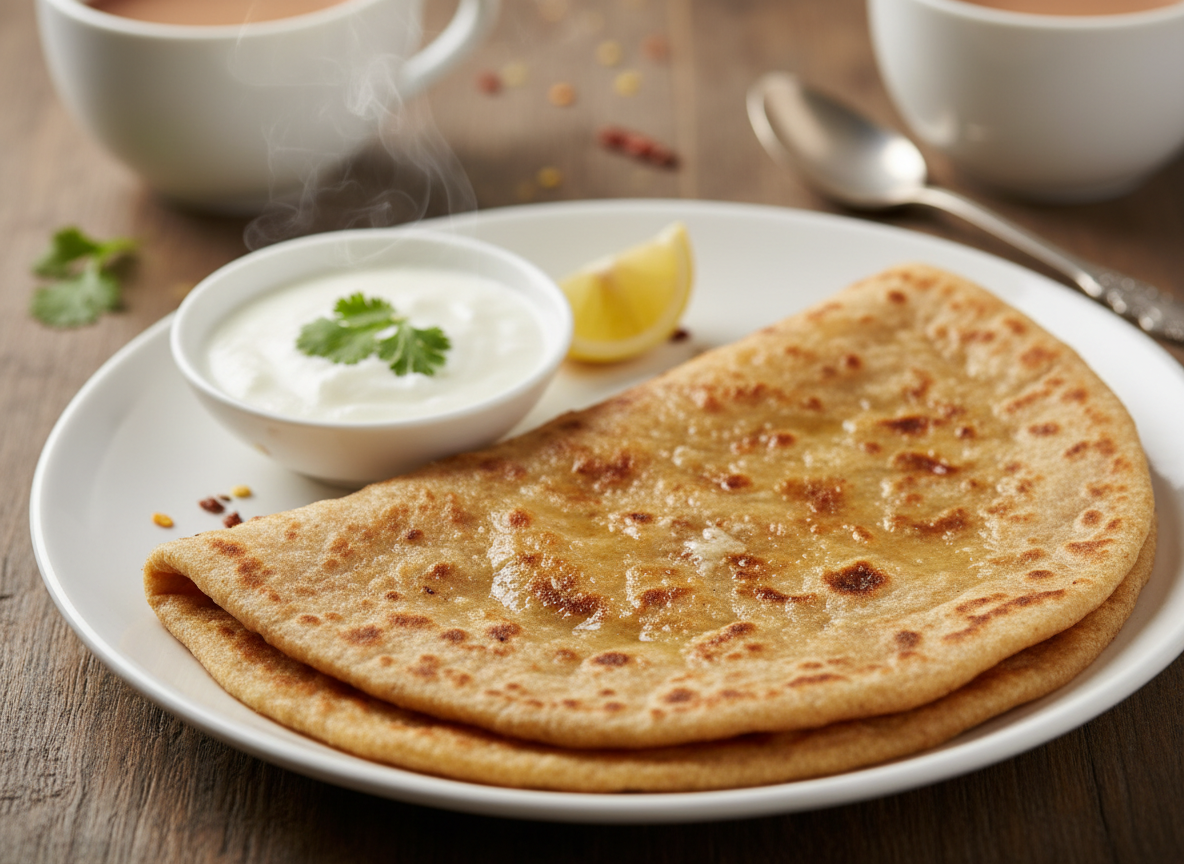 Firefly_Gemini Flash_Wheat Paratha 365578 Wheat Paratha - Image 1