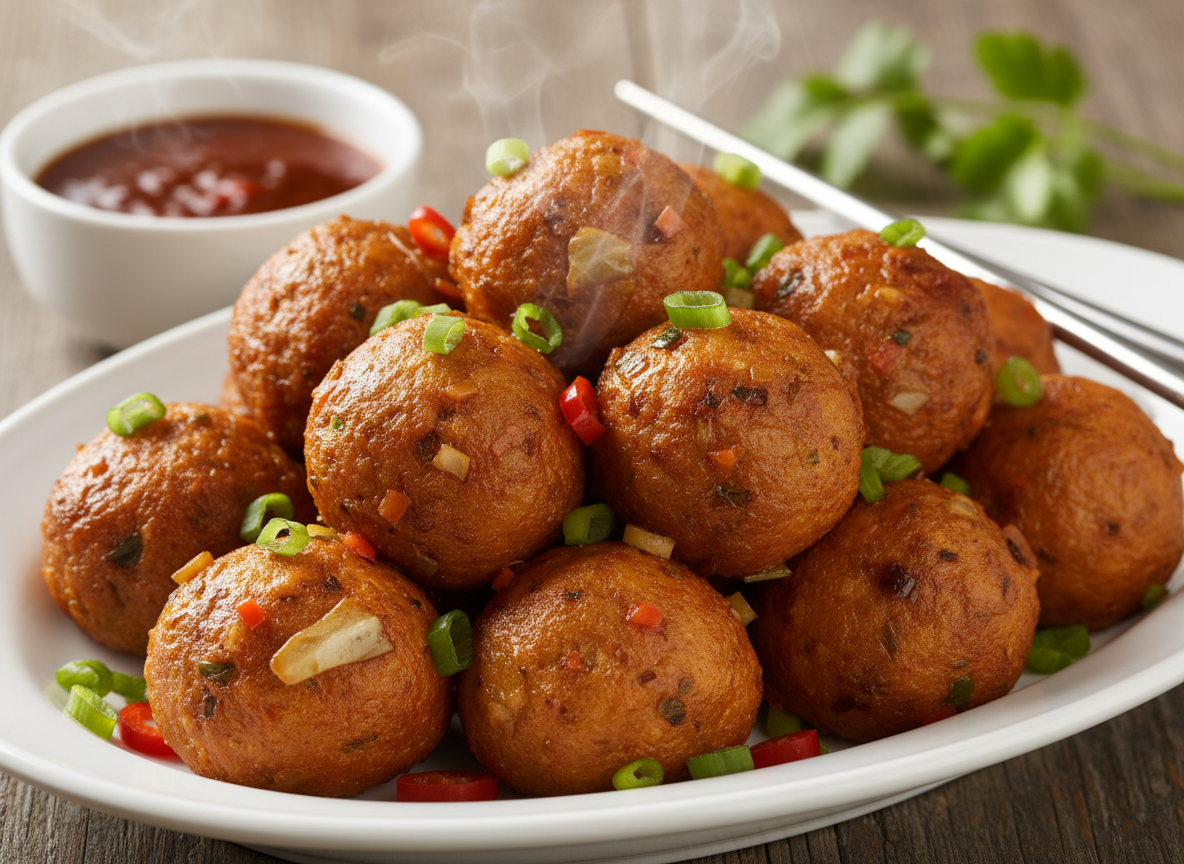 Mix Veg Manchurian Balls Mix Veg Manchurian Balls - Image 1