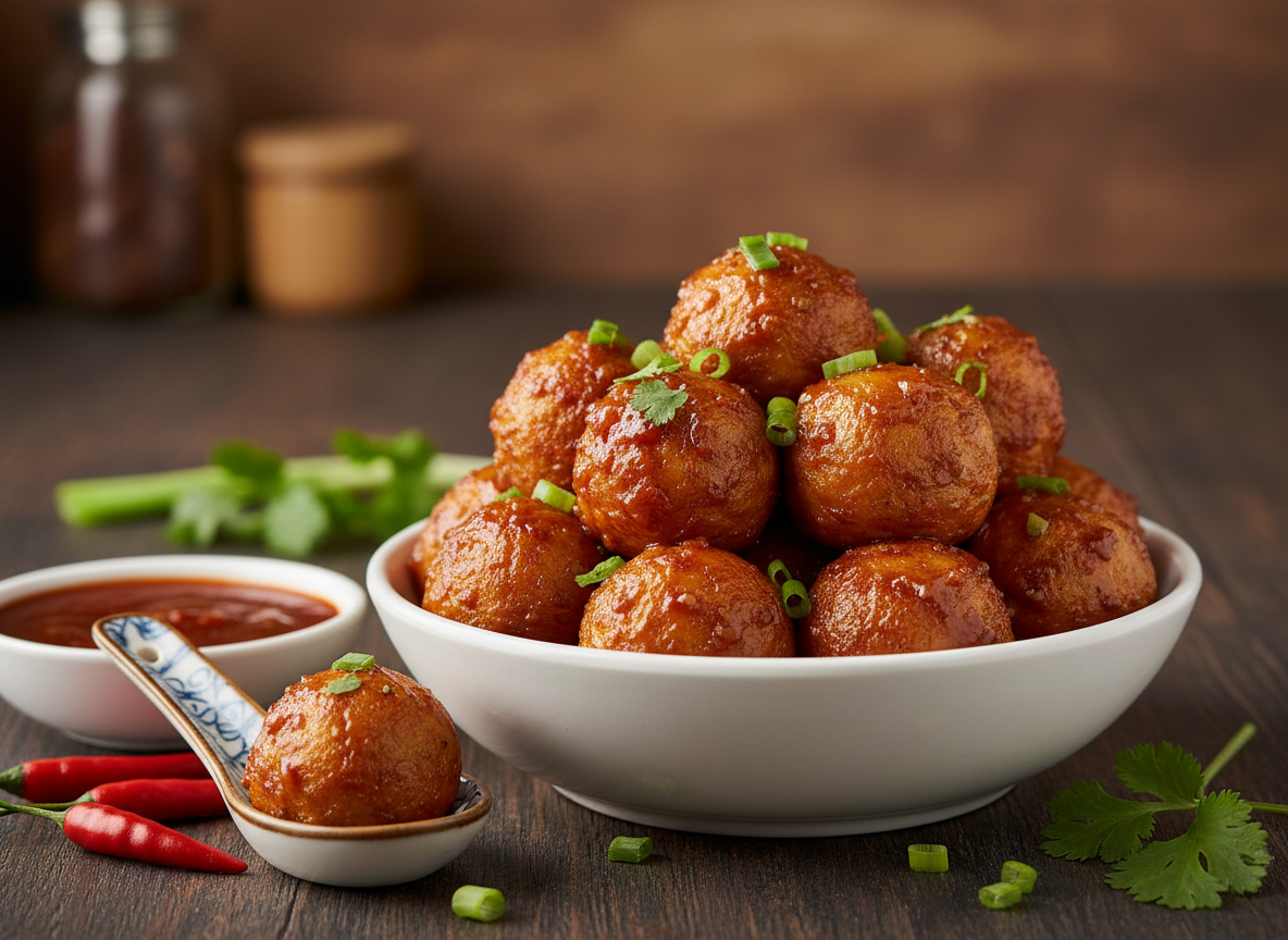 Paneer Manchurian Balls Paneer Manchurian Balls - Image 1