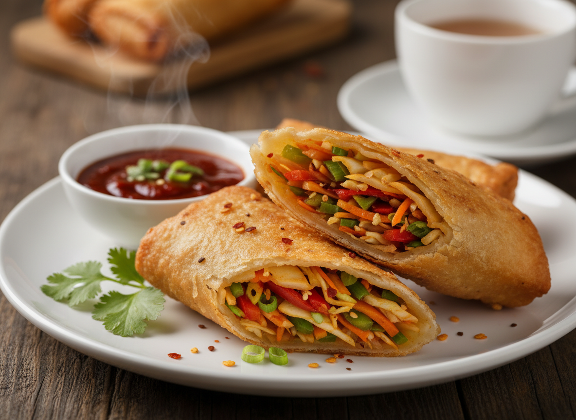 Schezwan Veg Roll Schezwan Veg Roll - Image 1