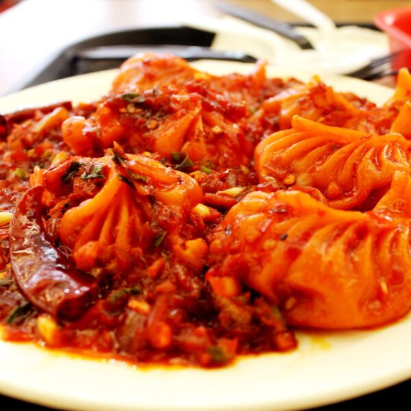 Schezwan Chicken Momos